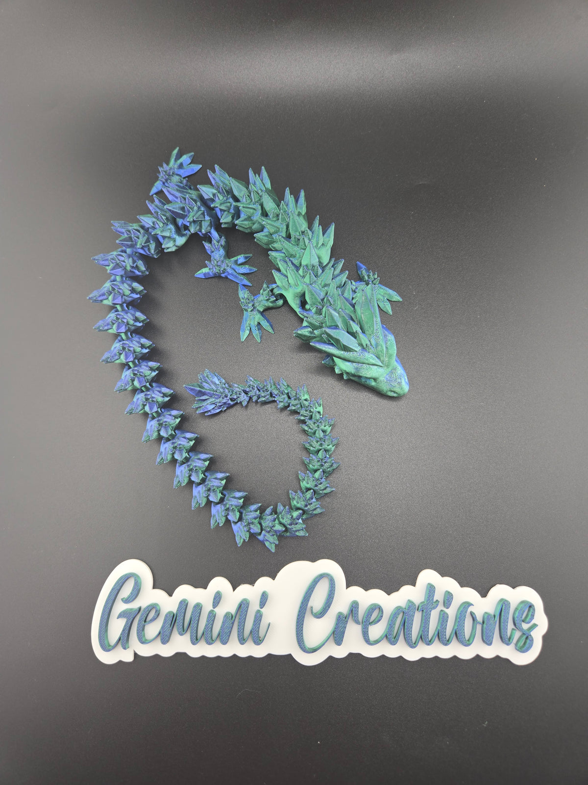 Medium 3D Crystal Dragon