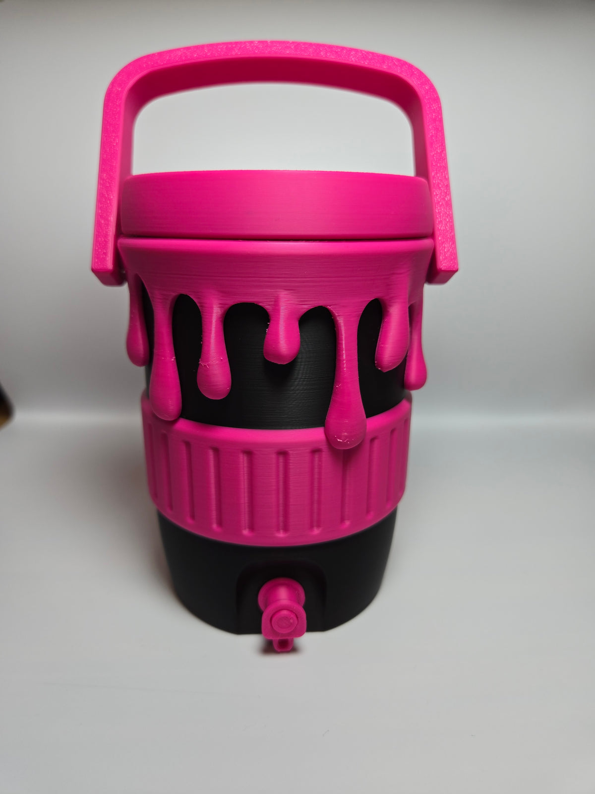 Pink Drip Can Cooler