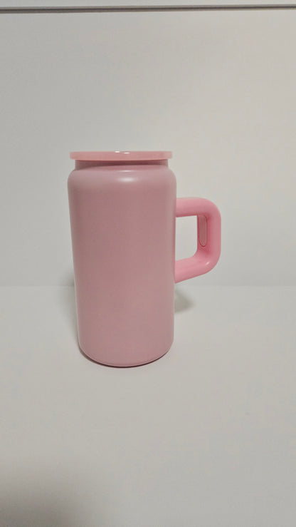 16oz Stainless Steel Cups with Handles