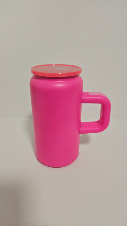 16oz Stainless Steel Cups with Handles