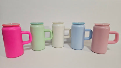 16oz Stainless Steel Cups with Handles