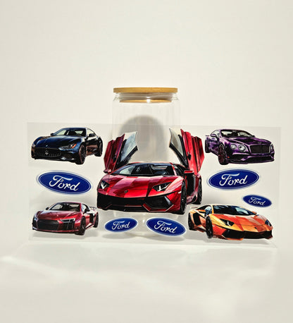 Vehicles Cup Wraps