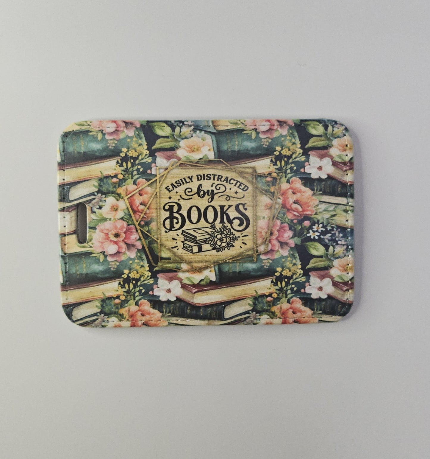 Easily Distracted by Books Luggage Tag