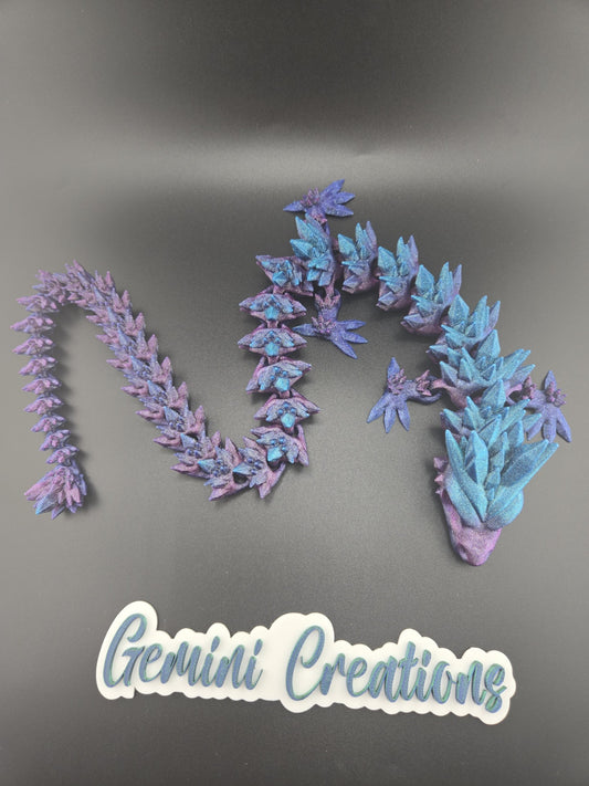 Large 3D Crystal Dragon
