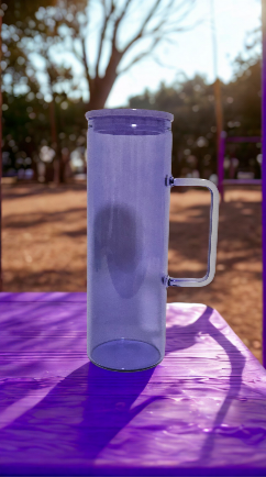 20oz Glass Cup with handle