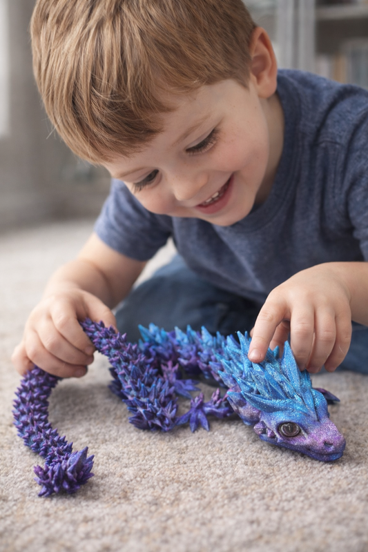 3d Crystal Dragon