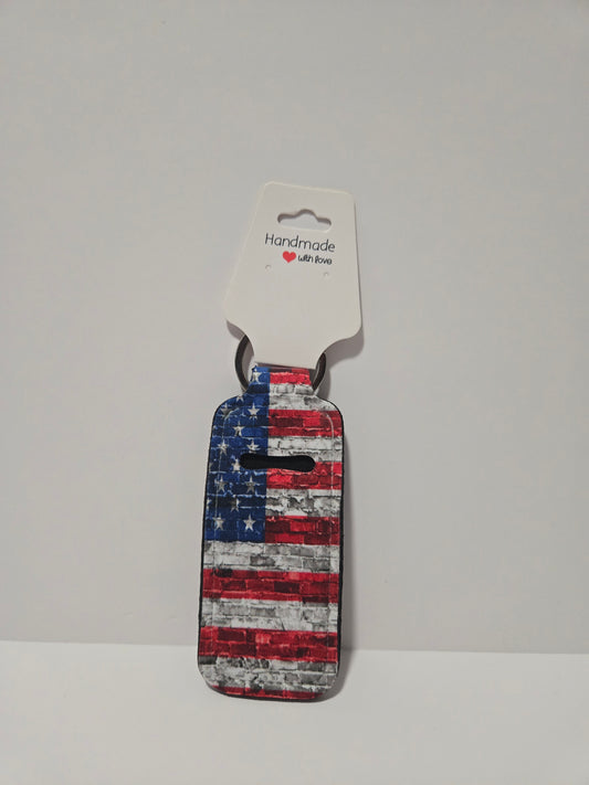 American Flag Chapstick Holder